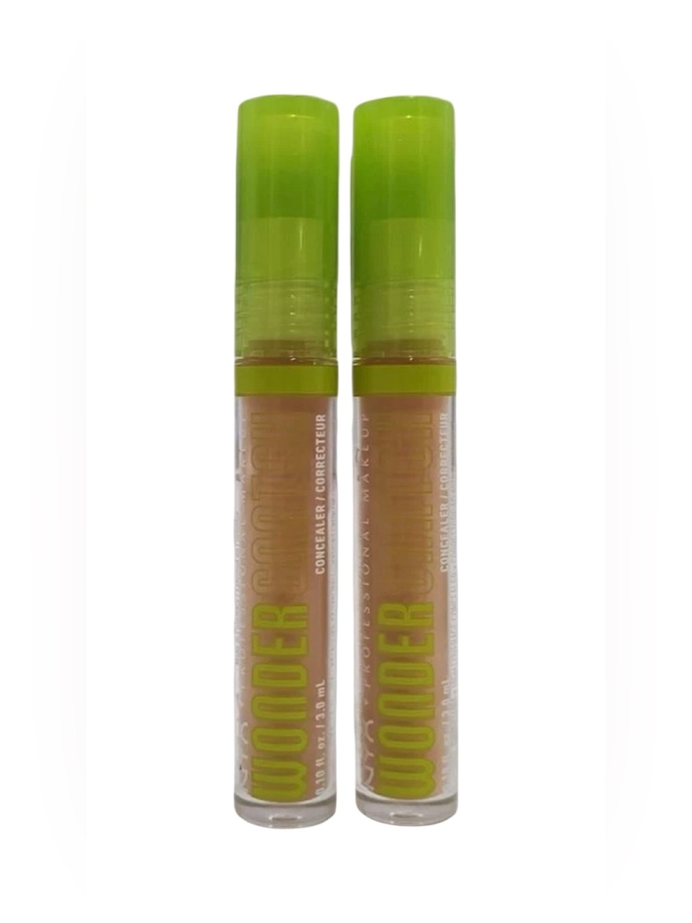 LOT OF 2 NYX Wonder Snatch Concealer 24H Lifting & Brightening 14 Medium Olive